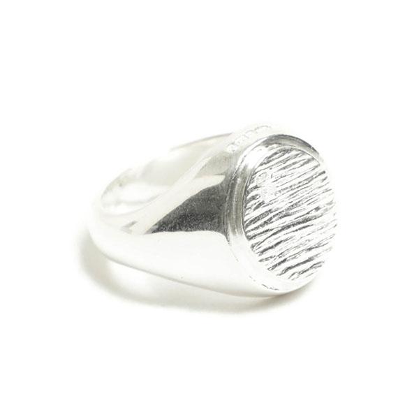 BUNNEY バニー リング メンズ シグネット 925シルバー オーバル型 Oval Signet Ring B07001 SILVER/シルバー｜ BUNNEY｜菅原靴店