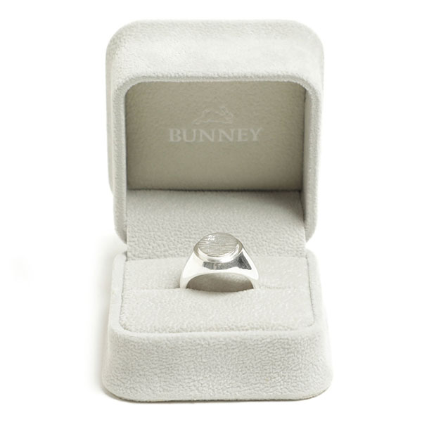 BUNNEY バニー リング メンズ シグネット 925シルバー オーバル型 Oval Signet Ring B07001 SILVER/シルバー｜ BUNNEY｜菅原靴店