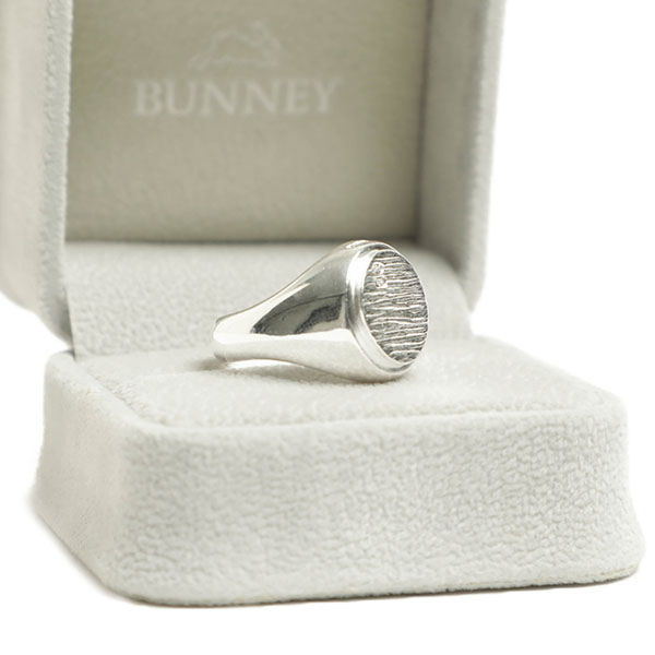 BUNNEY バニー リング メンズ シグネット 925シルバー オーバル型 Oval Signet Ring B07001 SILVER/シルバー｜ BUNNEY｜菅原靴店