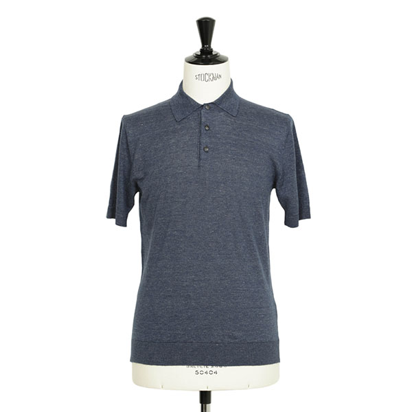 BAFY バフィ メンズ ニット ポロシャツ 半袖 リネン コットン