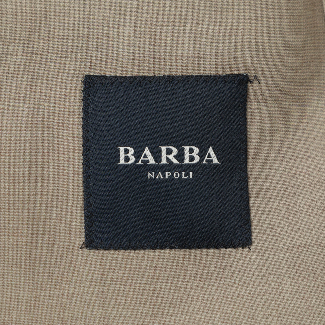 BARBA バルバ シャツジャケット シングル ストレッチ混 EASY-J