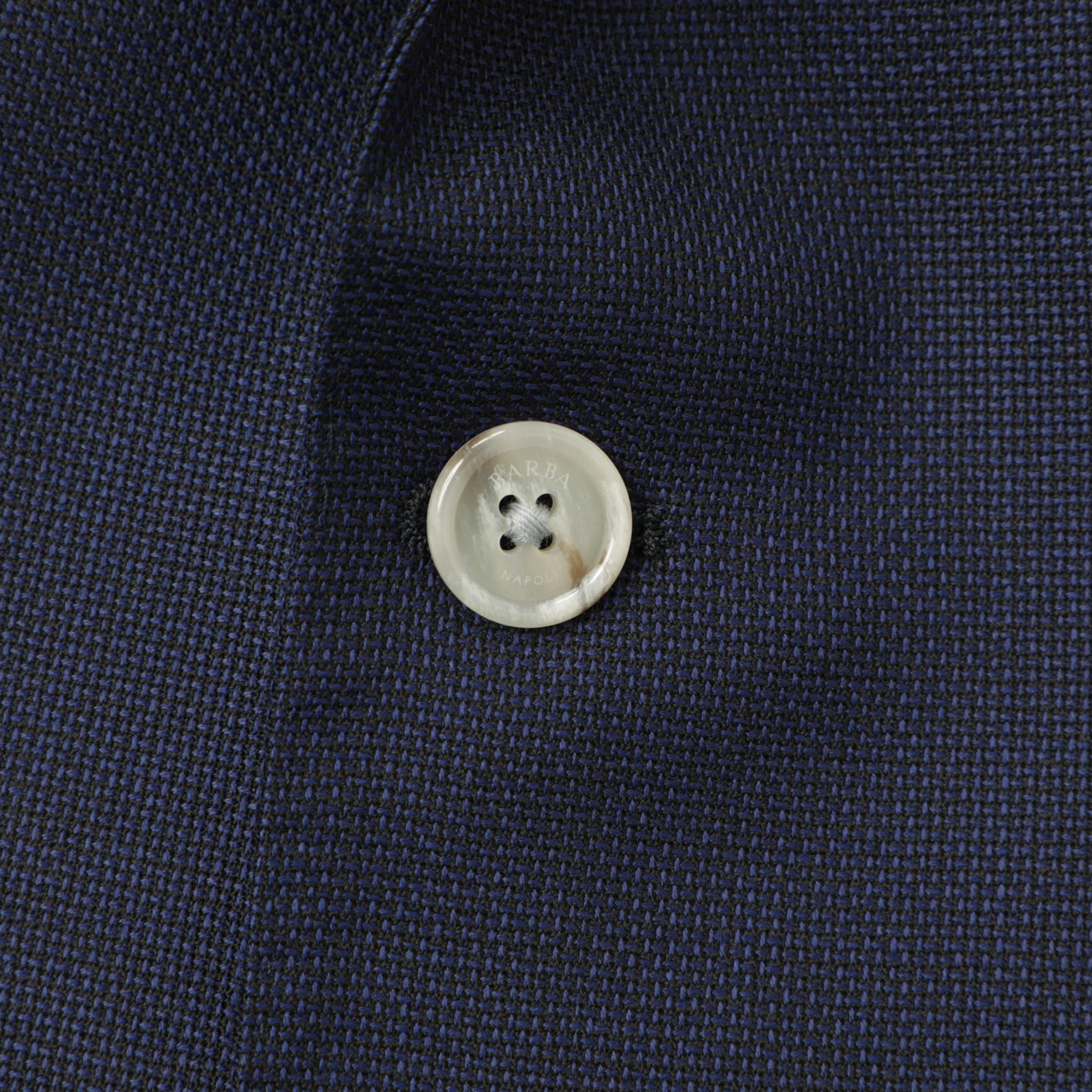 BARBA ジャケット　サイズ46 BARBA バルバ シャツジャケット シングル ホップサック EASY-J