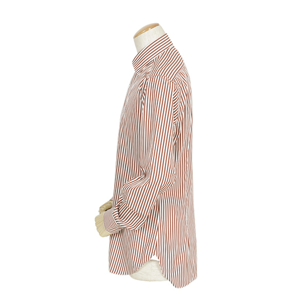 BARBA バルバ メンズ シャツ セミワイドカラー コットン 長袖