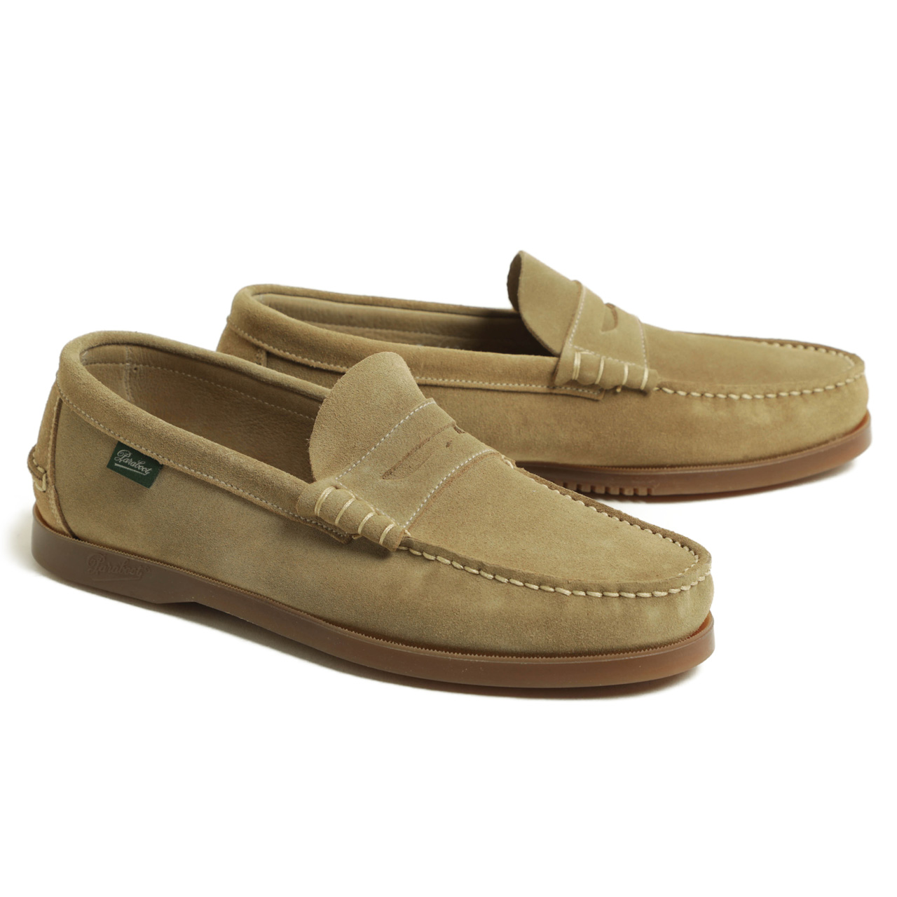 paraboot パラブーツ スウェード モカシン ローファー ラバーソール