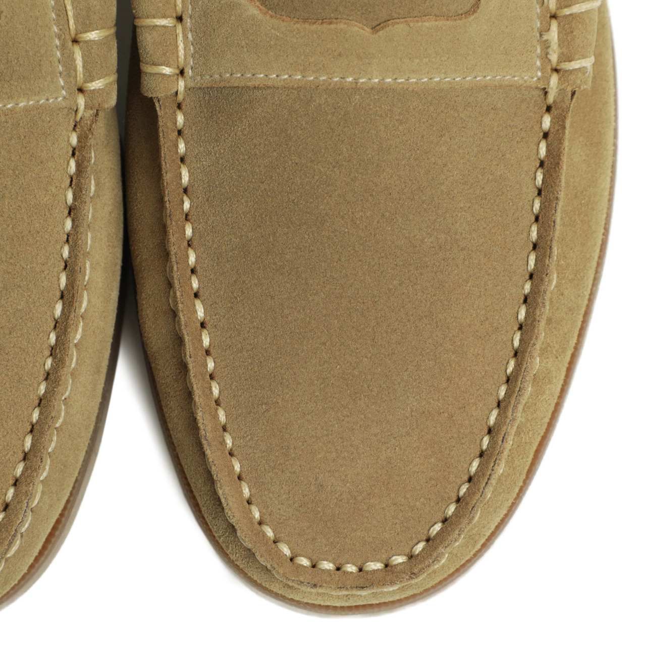 パラブーツ　ベージュ モカシン PARABOOT パラブーツ デッキシューズ スリッポン コイン