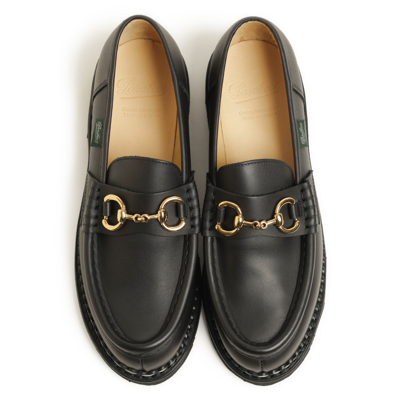 Paraboot パラブーツ ローファー NAJA パラブーツ NAJA コインローファー ブラック 91年製 レディース