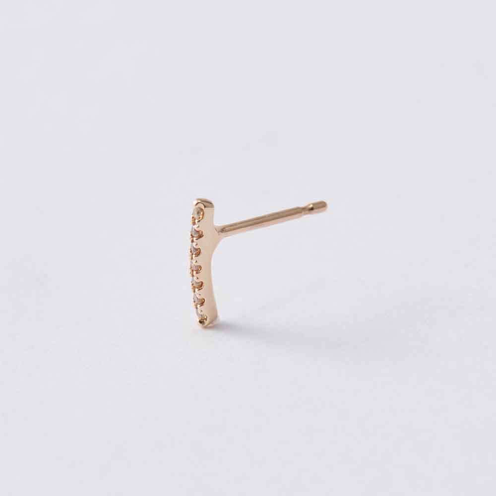 Hirotaka ゴサマー スモールフープ ダイヤモンド ピアス GOSSAMER スモールフープ ダイヤモンド ピアス