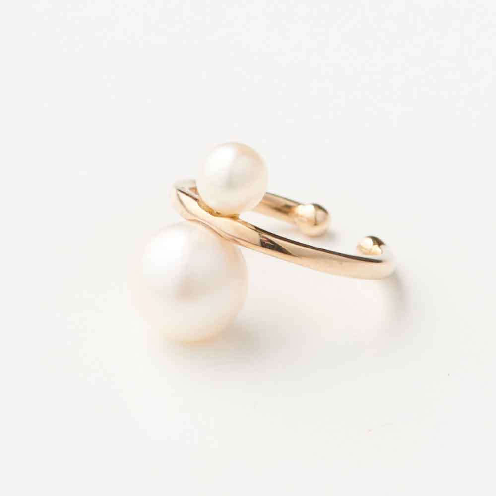 Hirotaka ヒロタカ イヤーカフ Pearl Collection アコヤパール