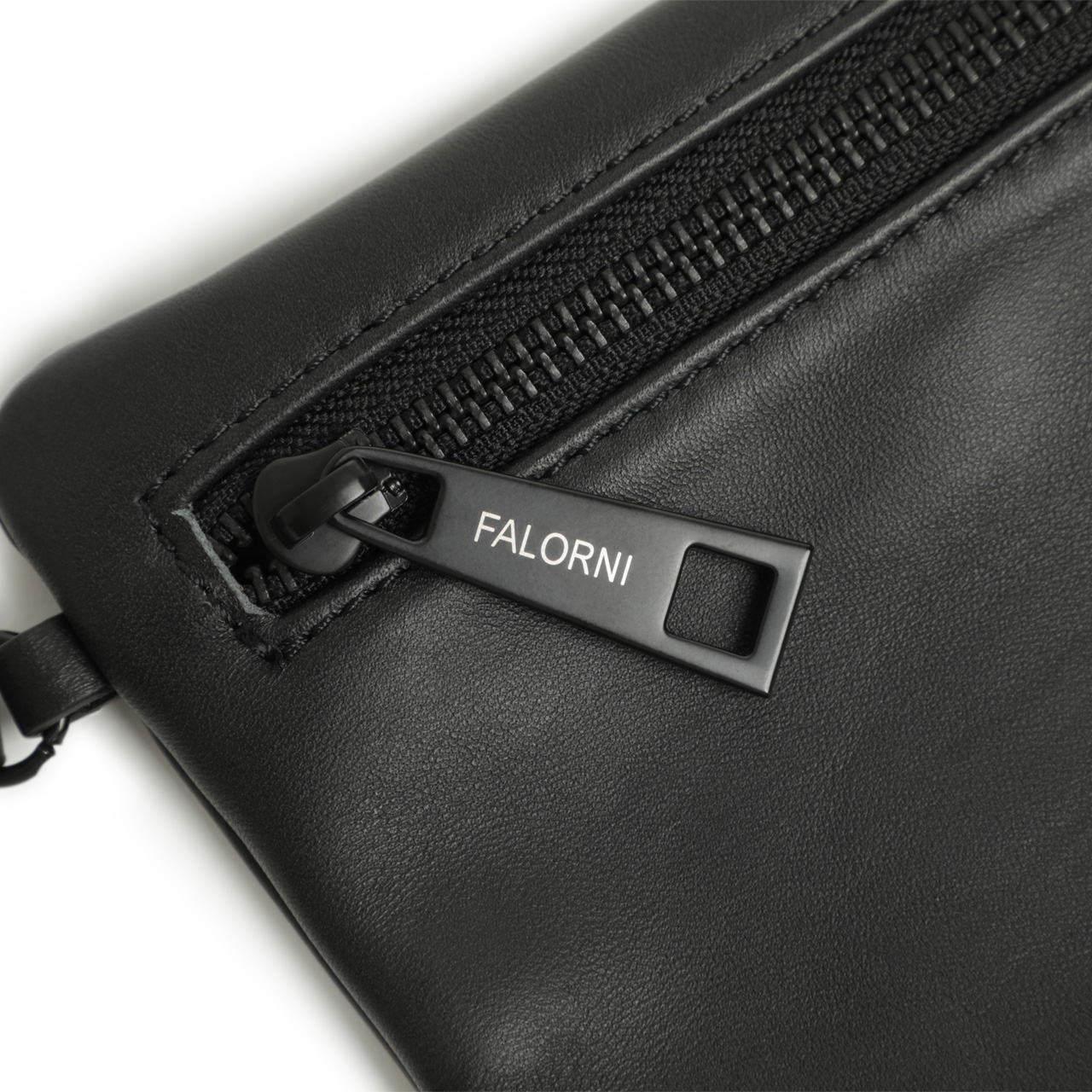 FALORNI ファロルニ イントレチャート 巾着 バッグ レザー ハンド