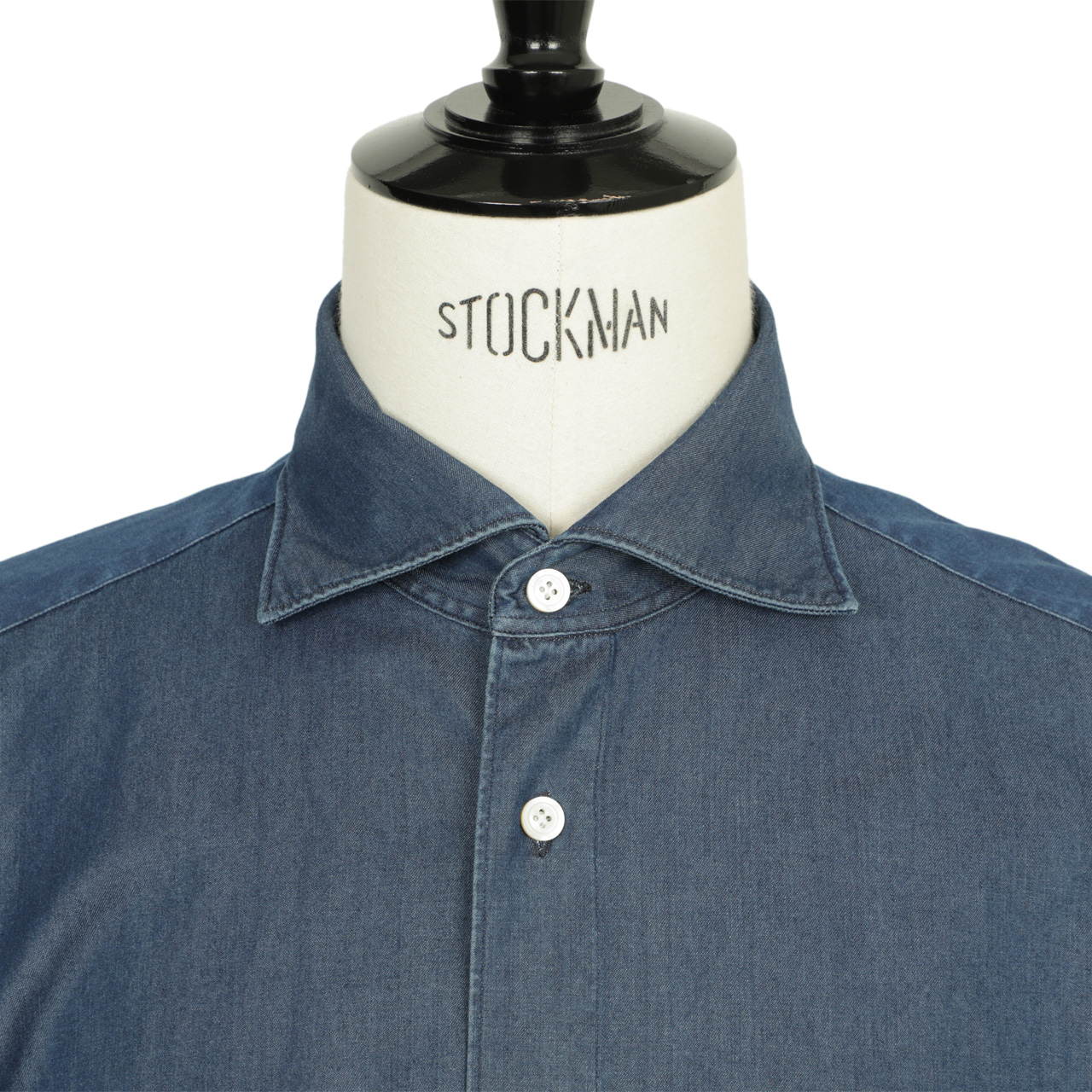 100周年記念モデル】Finamore フィナモレ デニムシャツ カッタウェイ