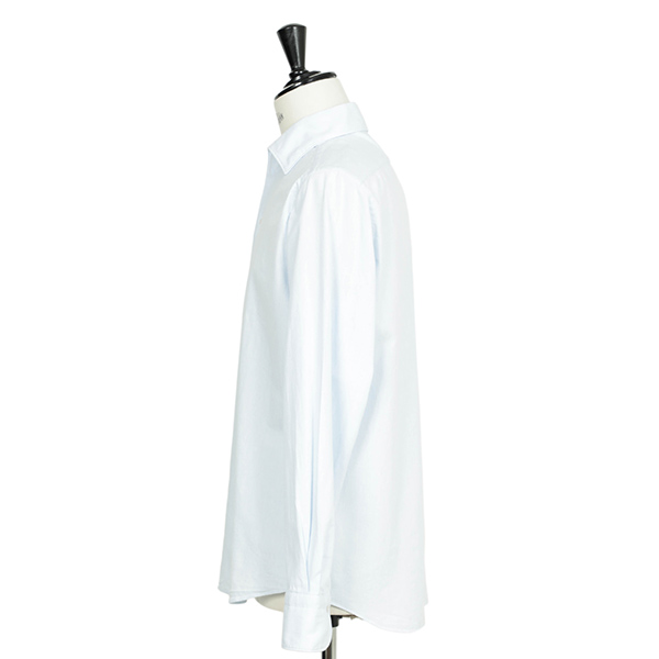 Finamore フィナモレ メンズ シャツ カジュアル イタリアンカラー コットン 製品洗い シャンブレー MANUEL SEUL P3070C  05/サックス｜Finamore｜菅原靴店