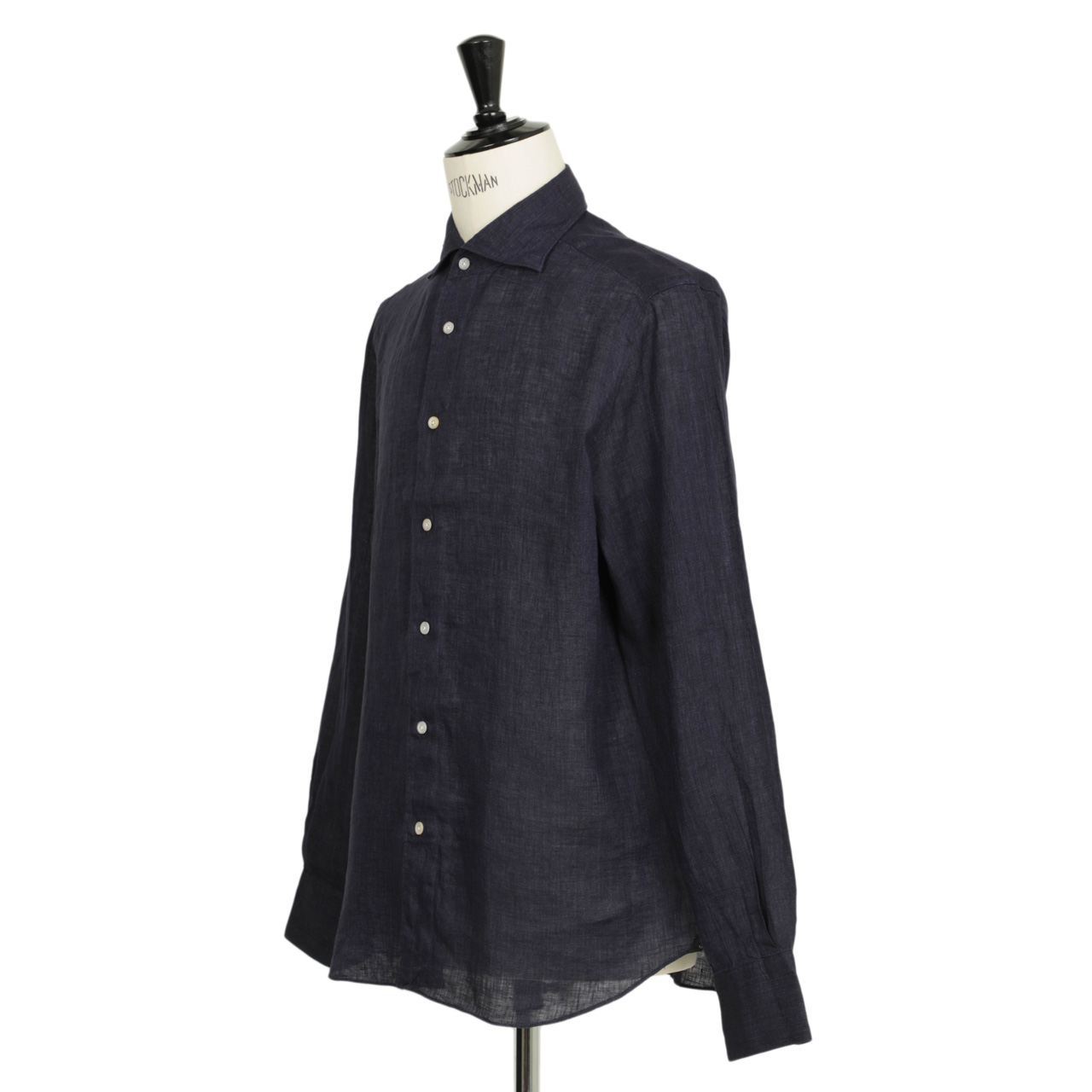 Finamore フィナモレ シャツ カッタウェイ リネン SIMONE BALI 長袖