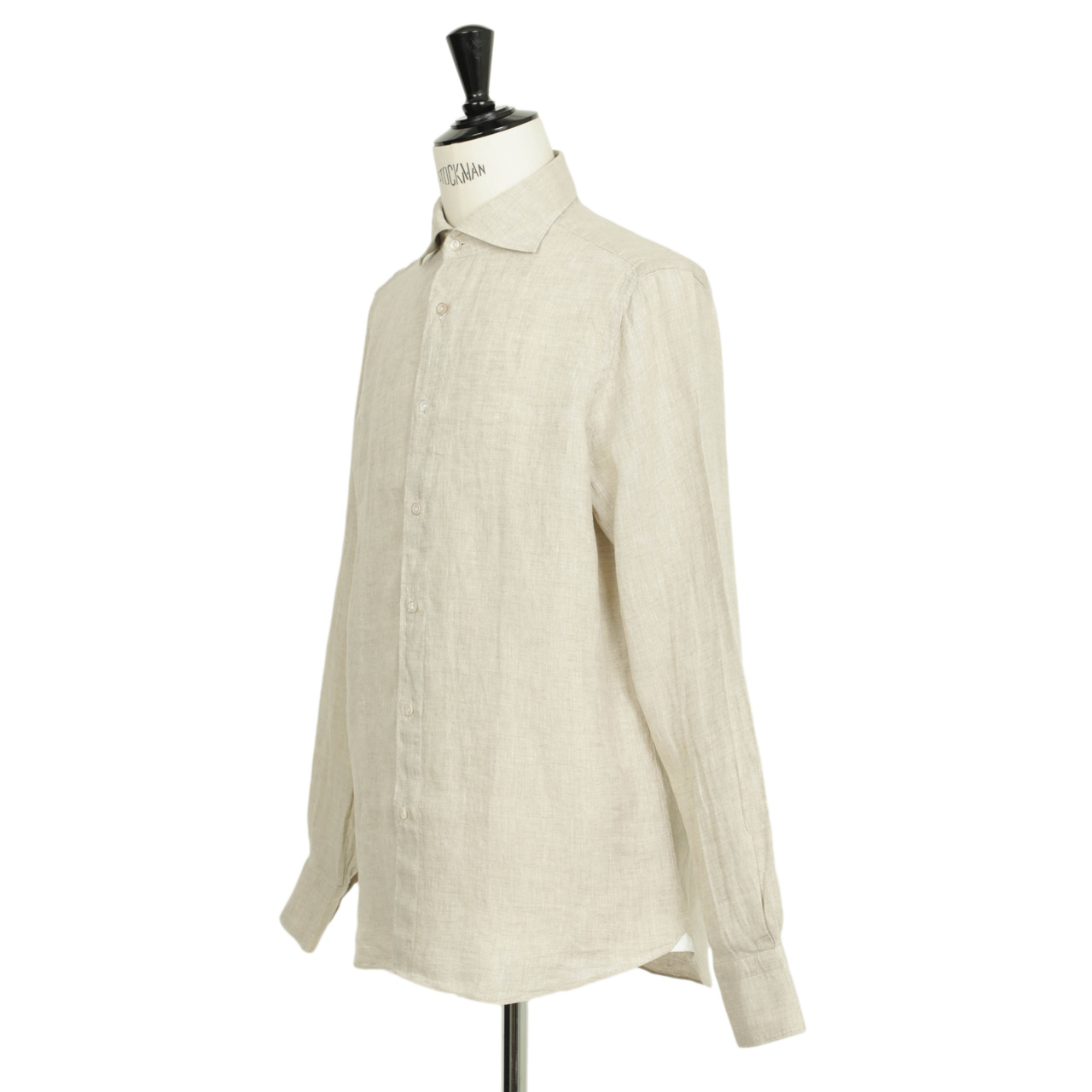 美品 フィナモレ 伊勢丹 近年モデル リネンシャツ 42 XL