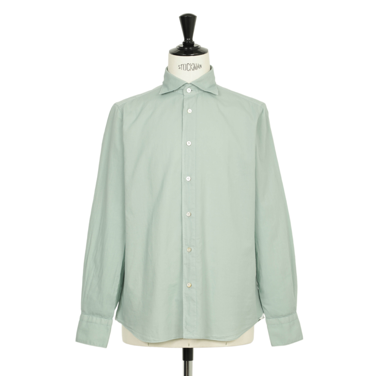 フィナモレ　コットンシャツ FINAMORE MEN】 Finamore（フィナモレ） コットンポプリン半袖