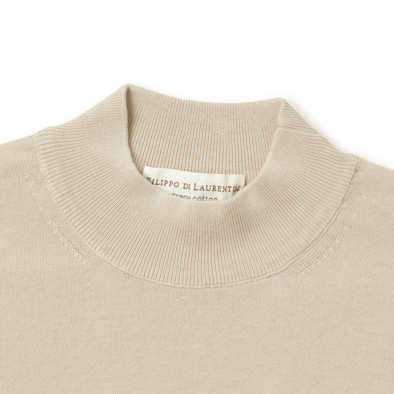 FILIPPO DE LAURENTIIS ハイゲージニット48 美品 FILIPPO DE LAURENTIIS（フィリッポ デ ローレンティス）7ゲージ
