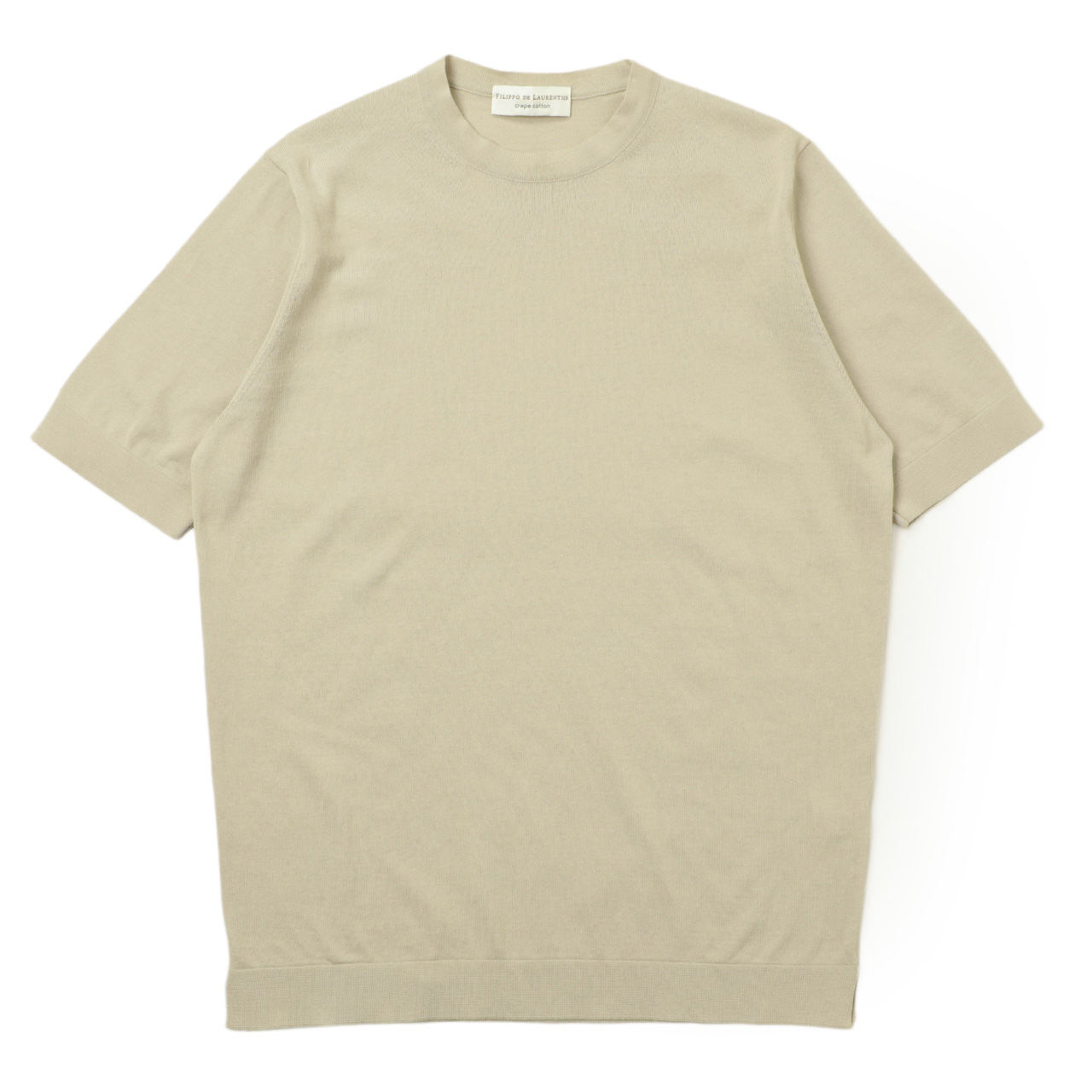国内発送 FILIPPO DE LAURENTIIS Uネック半袖Tシャツ 46 FILIPPO DE LAURENTIIS｜菅原靴店