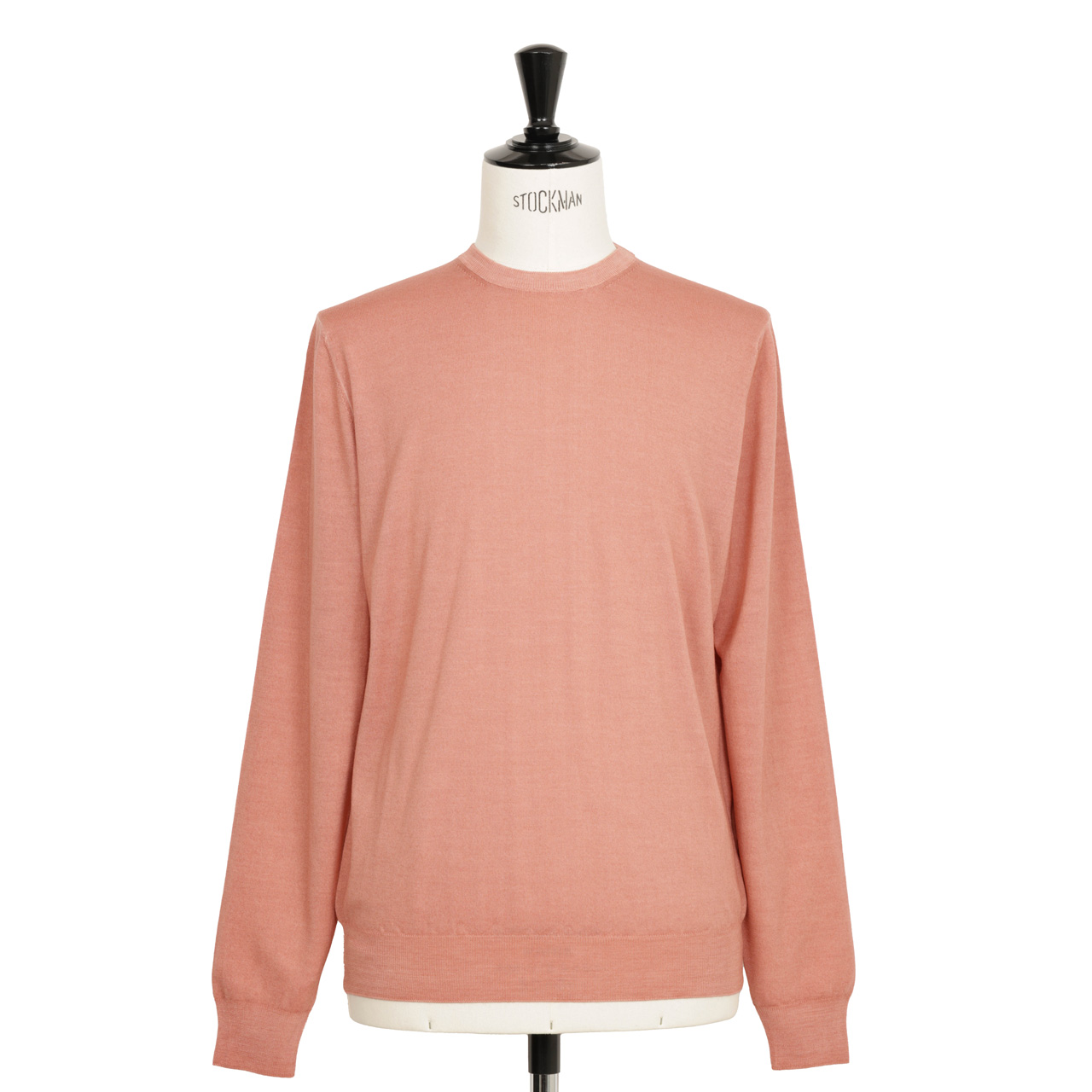 未使用 FILIPPO DE LAURENTIIS コットンニット ピンク 52 FILIPPO DE LAURENTIIS フィリッポ デ ローレンティス ニット セーター