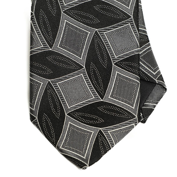 franco bassi フランコバッシ ネクタイ 小紋柄 シルク 総柄 ランダム