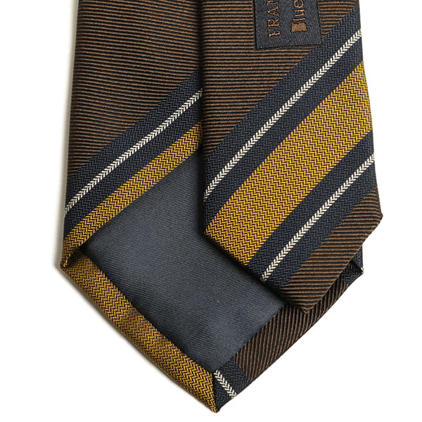 フランコバッシ franco bassi ネクタイ レジメンタル シルク