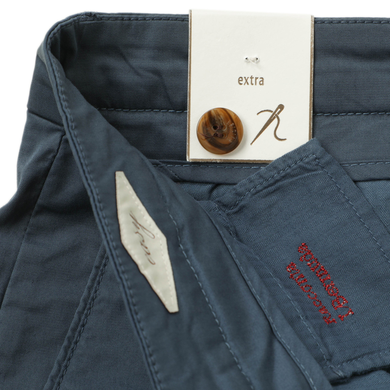 BRIGLIA 1949 BG61 コットンリネンストレッチ ノープリーツパンツ ジェンテディマーレ オンラインストア / BRIGLIA 1949
