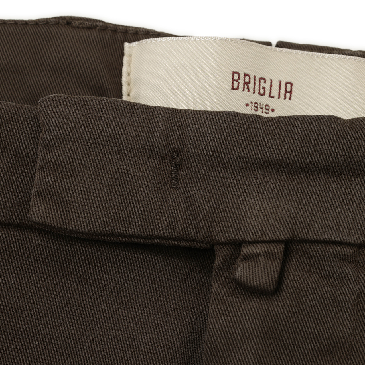 BRIGLIA 1949 ブリリア 1949 パンツ スラックス ワンプリーツ コットン