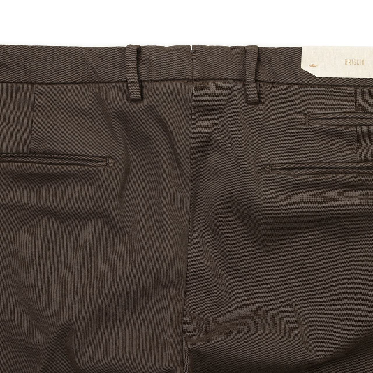 BRIGLIA 1949 ブリリア 1949 パンツ スラックス ワンプリーツ コットン