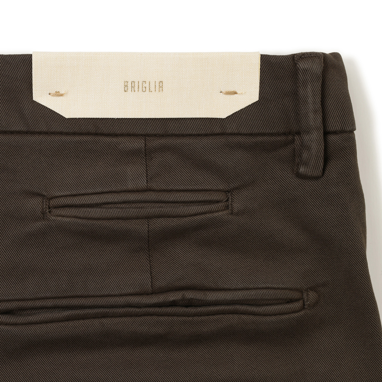 BRIGLIA 1949 ブリリア 1949 パンツ スラックス ワンプリーツ コットン