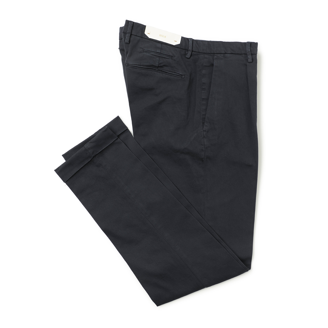 BRIGLIA 1949 ブリリア 1949 パンツ スラックス ワンプリーツ コットン