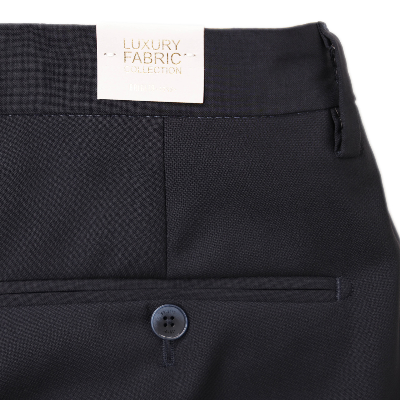 BRIGLIA 1949 ブリリア 1949 スラックス ツープリーツ ウエストゴム