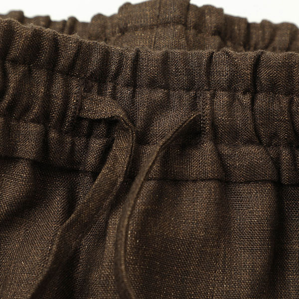 BRIGLIA 1949 ブリリア 1949 ワンプリーツ イージースラックス リネン