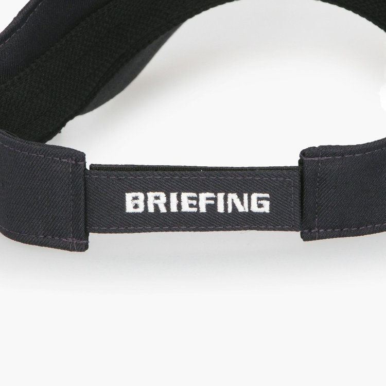 BRIEFING ブリーフィング MENS RAMIE VISOR ロゴ サンバイザー