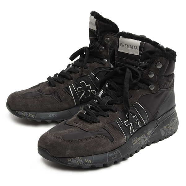 PREMIATA WHITE プレミアータ スニーカー メンズ スエード ナイロン