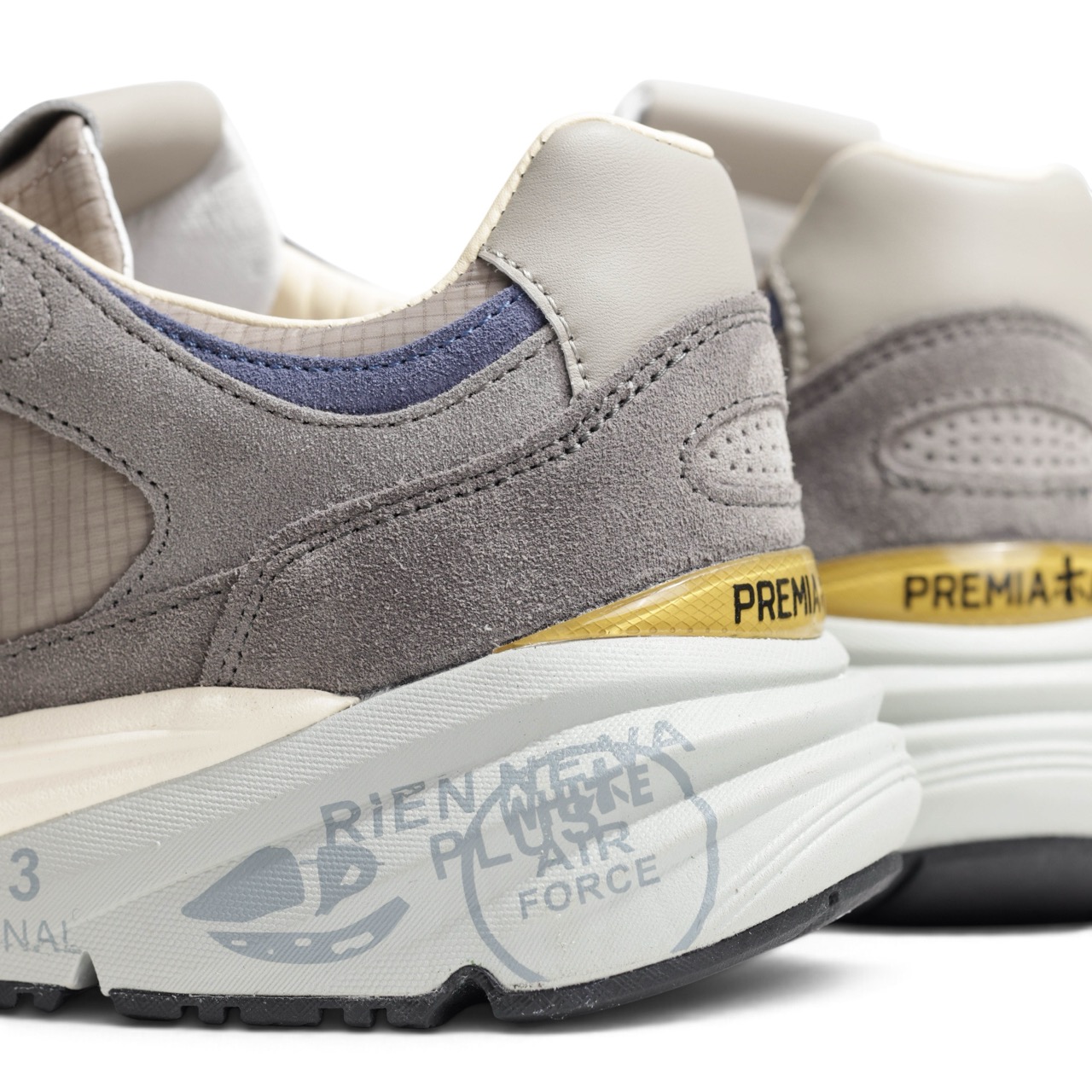 PREMIATA プレミアータ スニーカー メンズ スエード ナイロン リップス