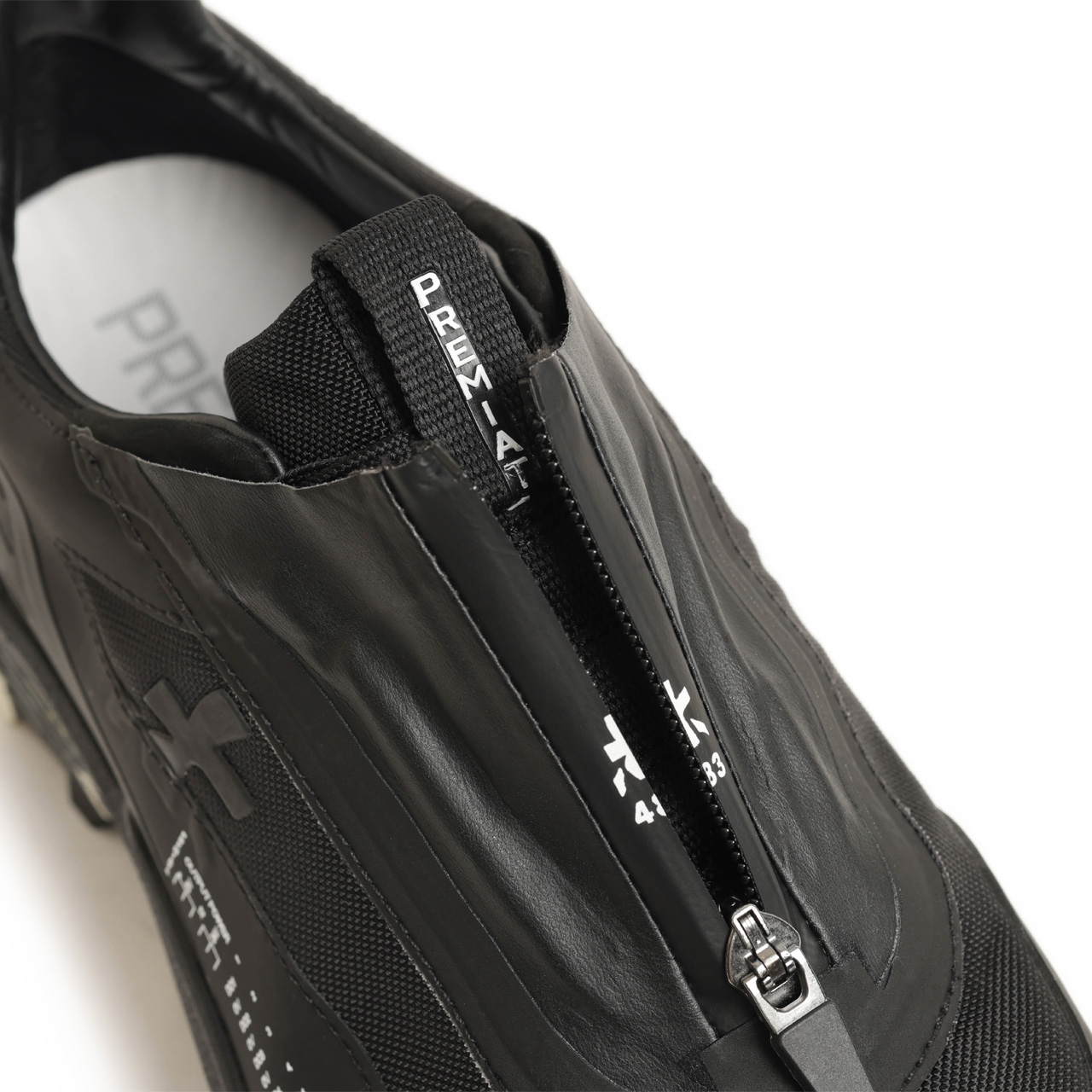 PREMIATAプレミアータスリッポンレザースニーカーブラック厚底 PREMIATA プレミアータ スニーカー ナイロン ポリウレタン