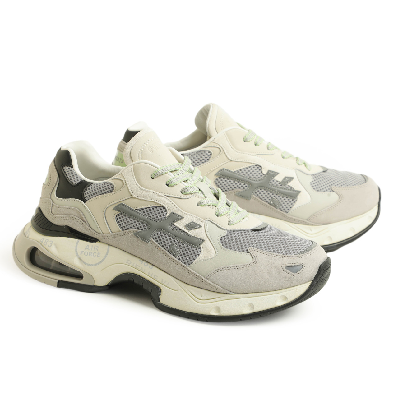 PREMIATA 24AW スニーカー グリーン系 Made In Italy PREMIATA (プレミアータ) 600E LUCY ネイビー | GLOBAL SHOES