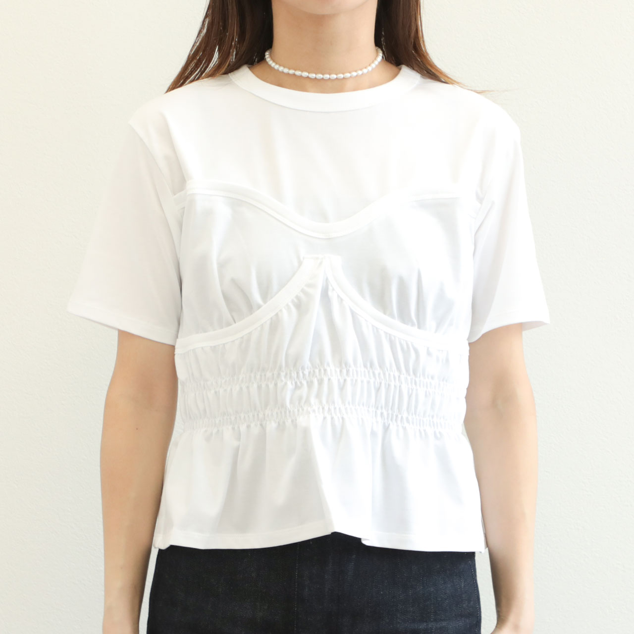 PROTAGONISTA プロタゴニスタ カットソー Tシャツ ビスチェ風