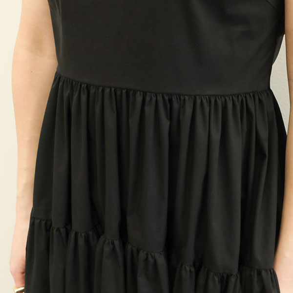 PROTAGONISTA プロタゴニスタ ワンピース ノースリーブ ギャザー