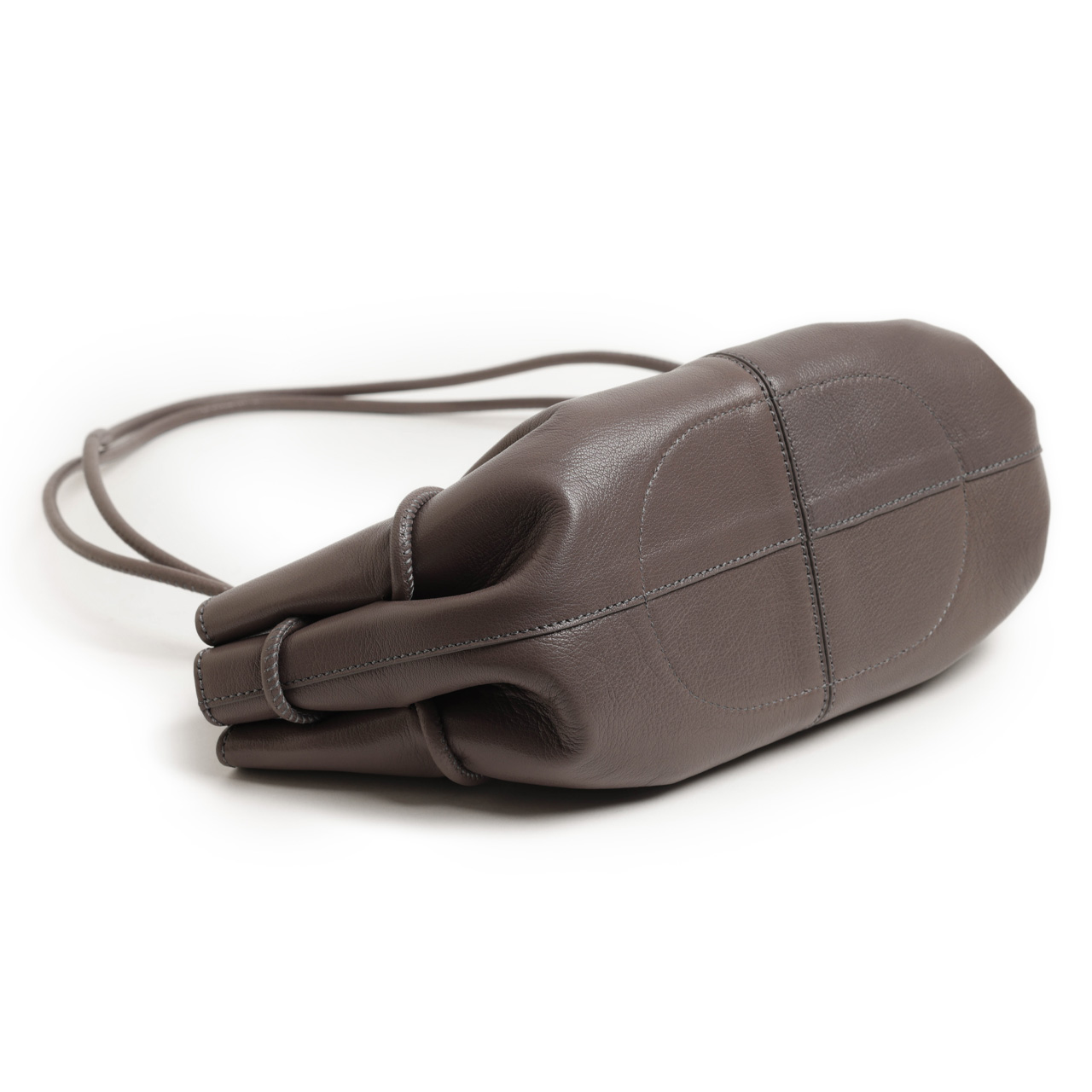 HEREU ヘリュー バッグ ハンド ショルダー レザー ラム 2WAY プリーツ