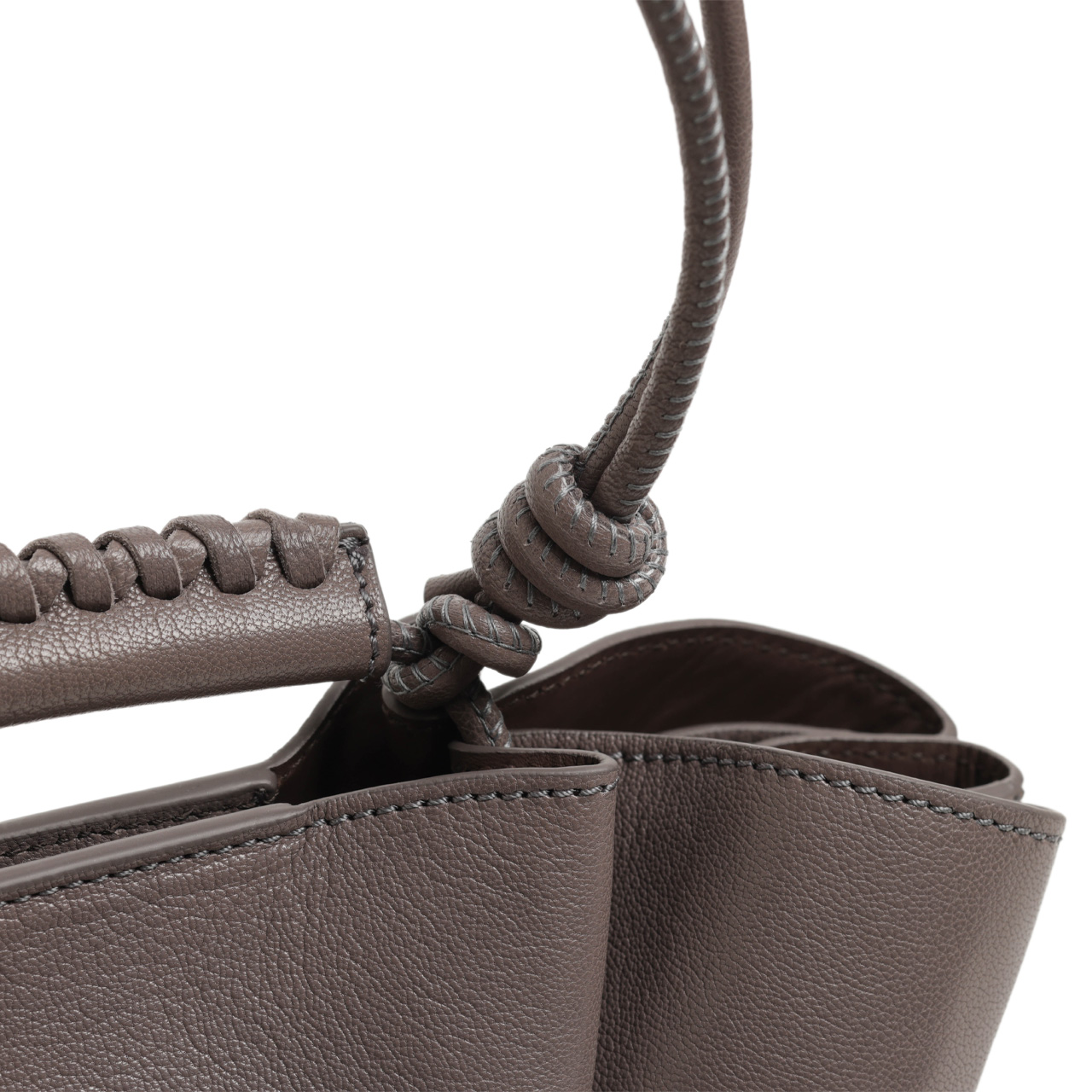 HEREU ヘリュー バッグ ハンド ショルダー レザー ラム 2WAY プリーツ