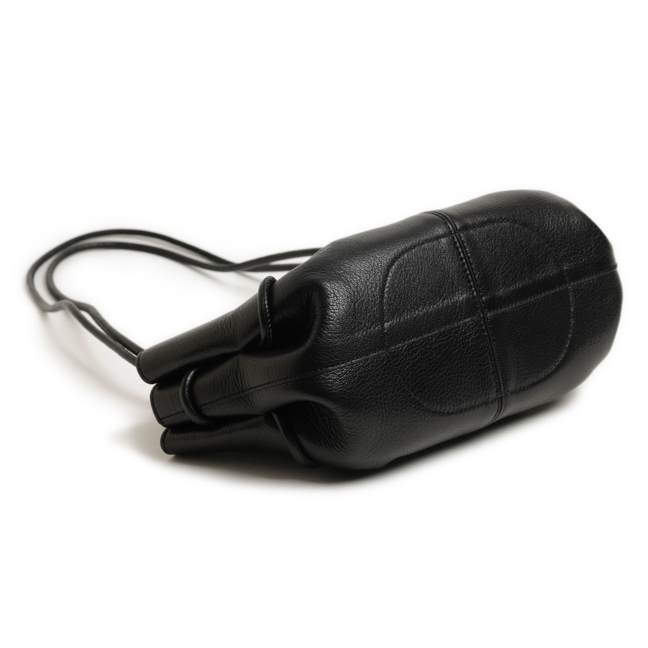 HEREU ヘリュー バッグ ハンド ショルダー レザー ラム 2WAY プリーツ