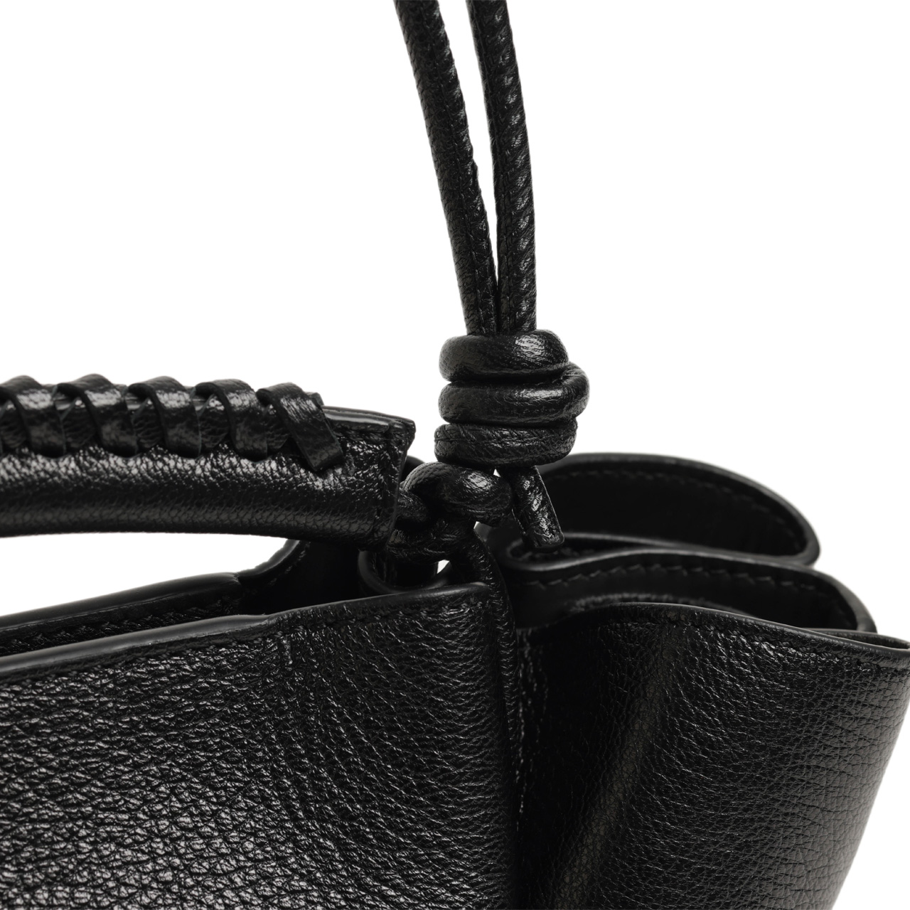 HEREU ヘリュー バッグ ハンド ショルダー レザー ラム 2WAY プリーツ