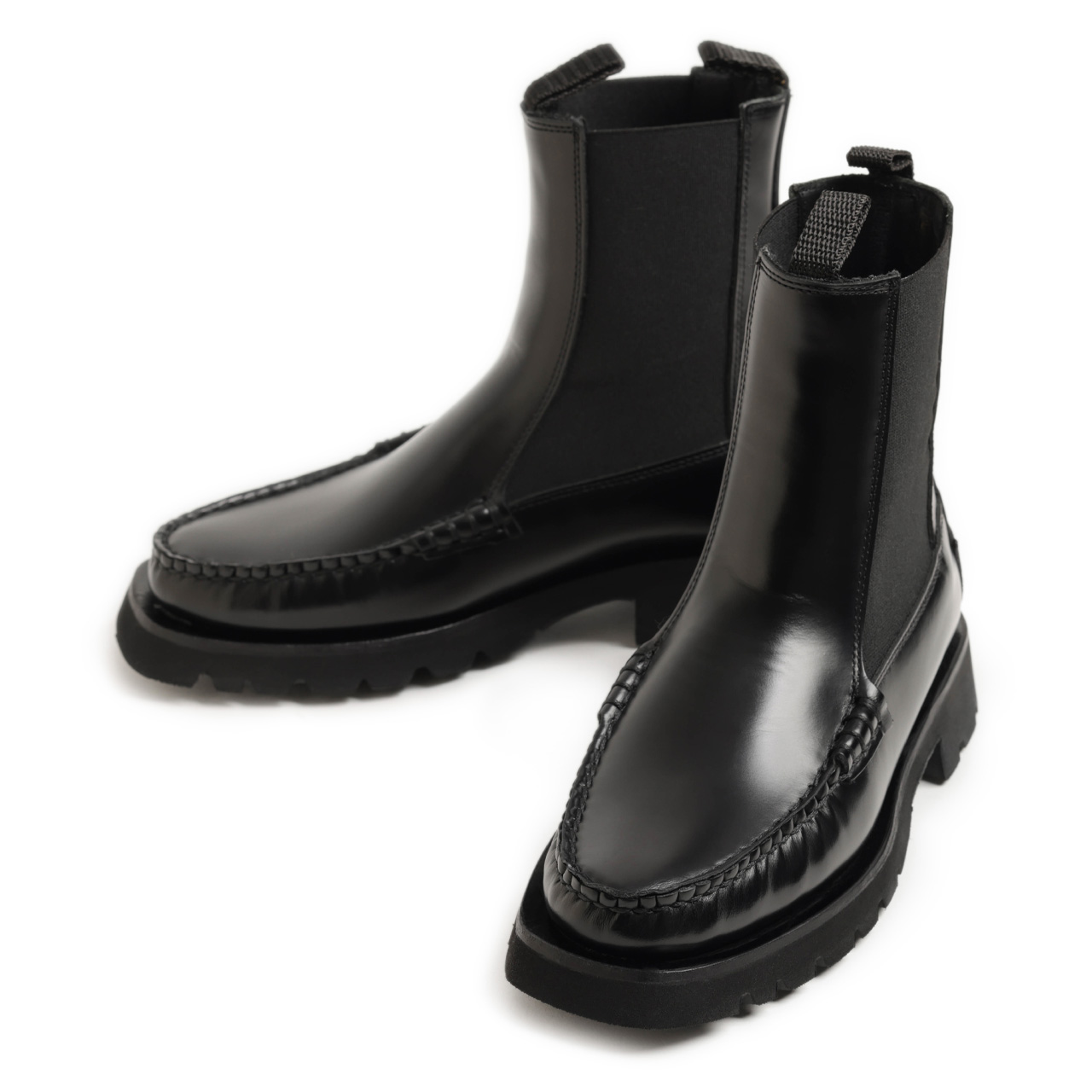 へリュー　Hereu ブラック サイドゴアブーツ 36 ブラック HEREU ヘリュー ブーツ サイドゴア ALDA SPORT アルダ スポーツ レザー