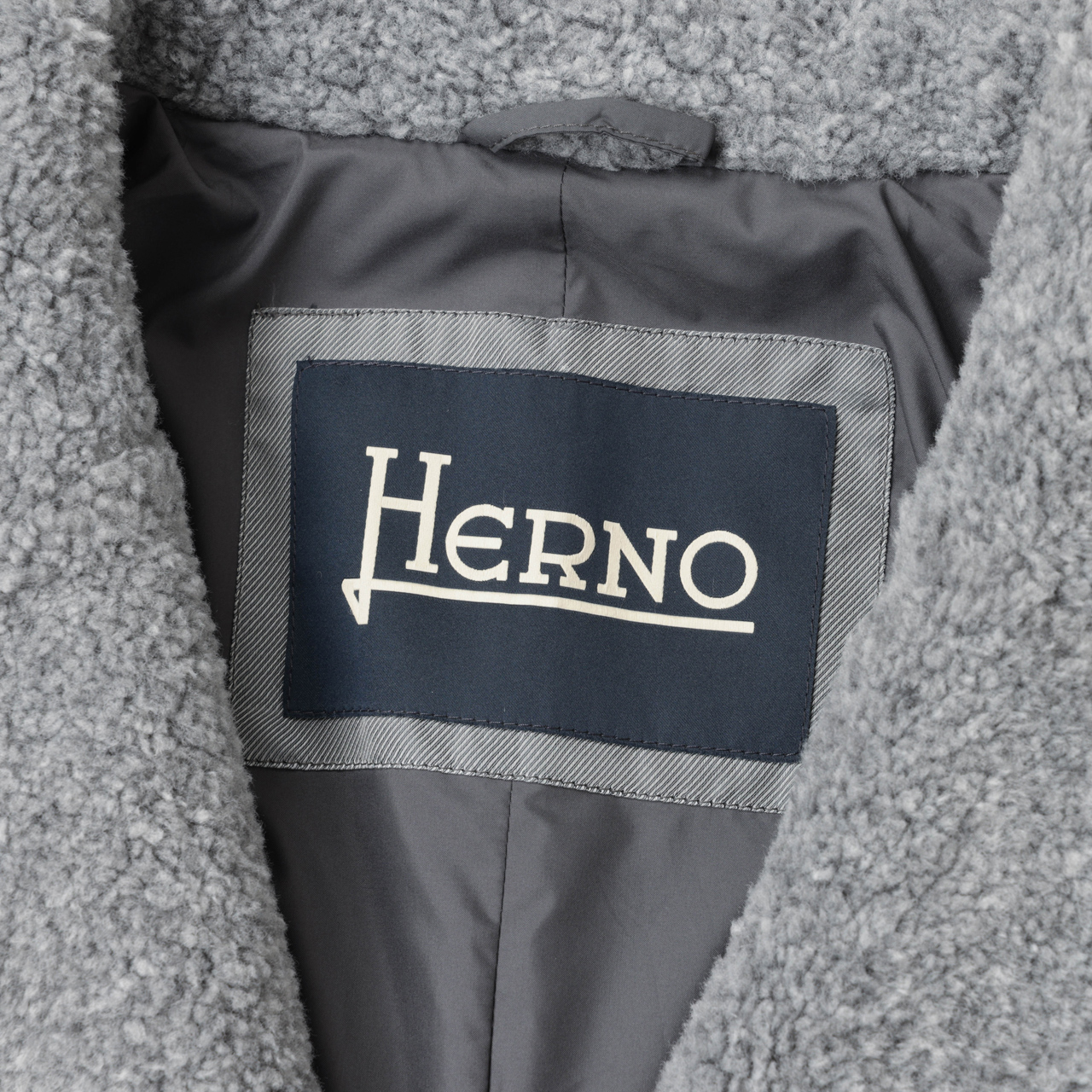 HERNO ヘルノ コート テディベア チェスター 3B シングル ロング丈