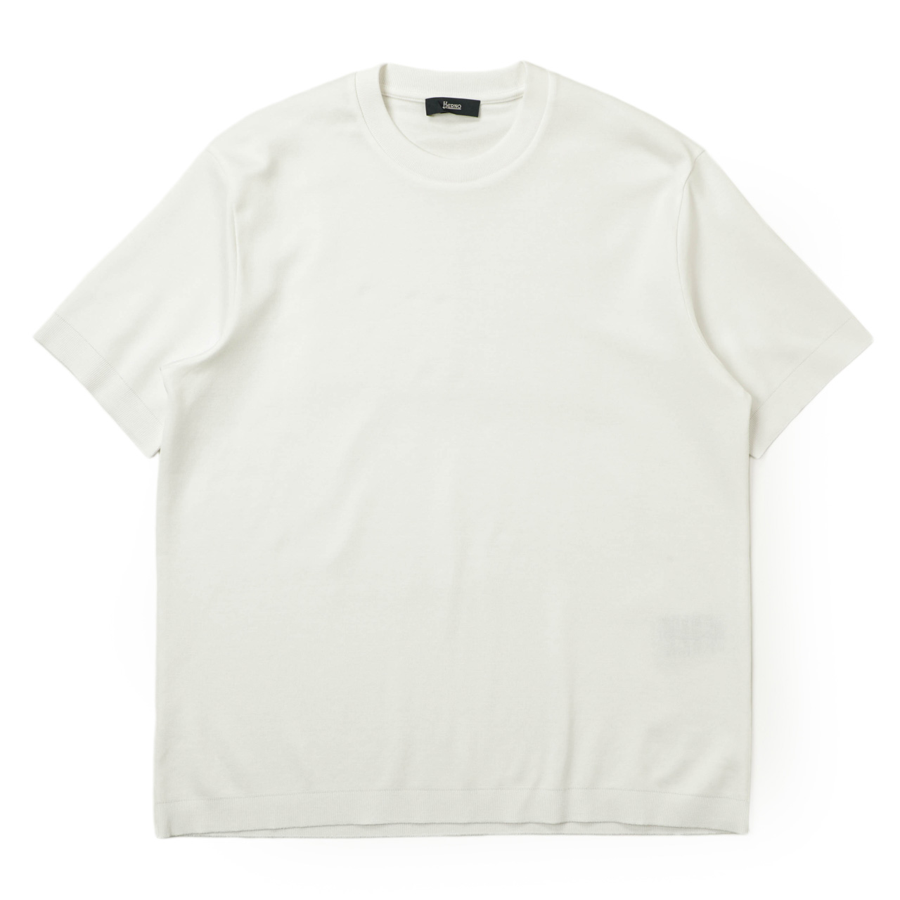 HERNO / コットン クルーネック Tシャツ ホワイト HERNO / コットン クルーネック Tシャツ ホワイト