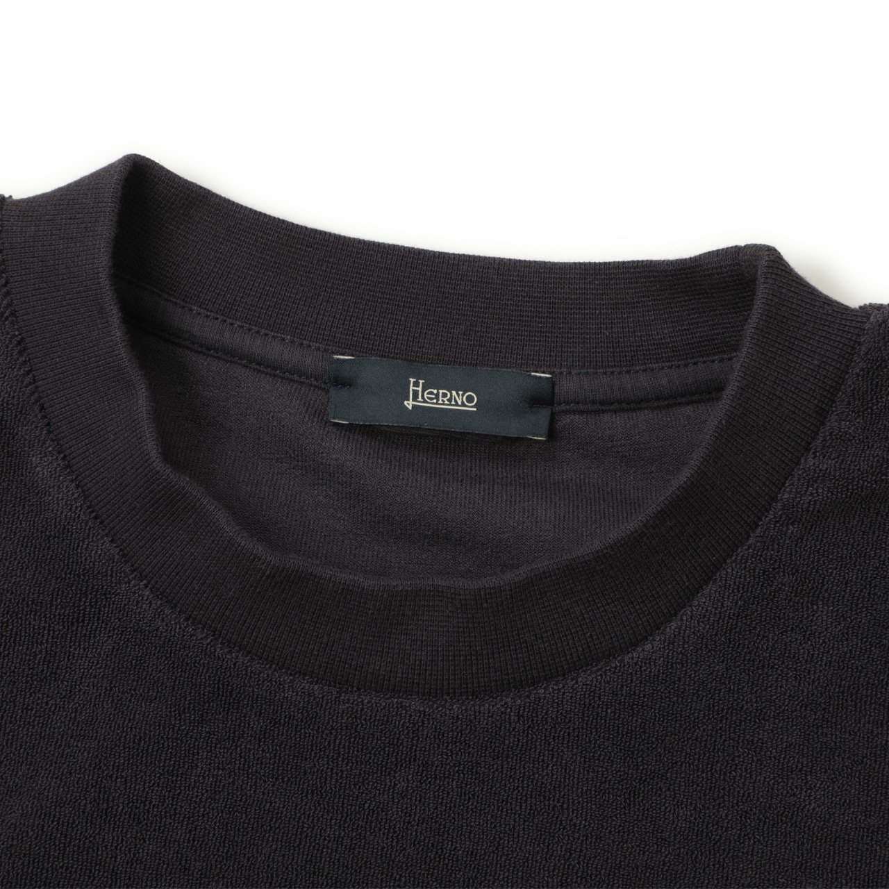 Tシャツ・カットソー HERNO SS25 Wool jersey T-shirt (JG00037UR 9200) Herno Wool Jersey T-shirt In Blue | ModeSens