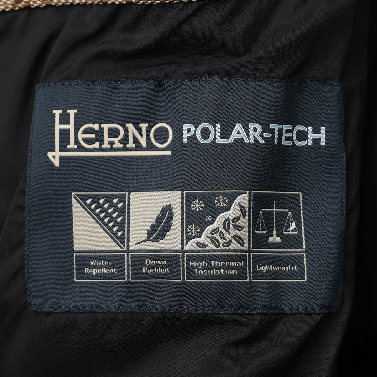 HERNO ヘルノ ダウン ジャケット ミドル丈 フーデッド ナイロン 撥水
