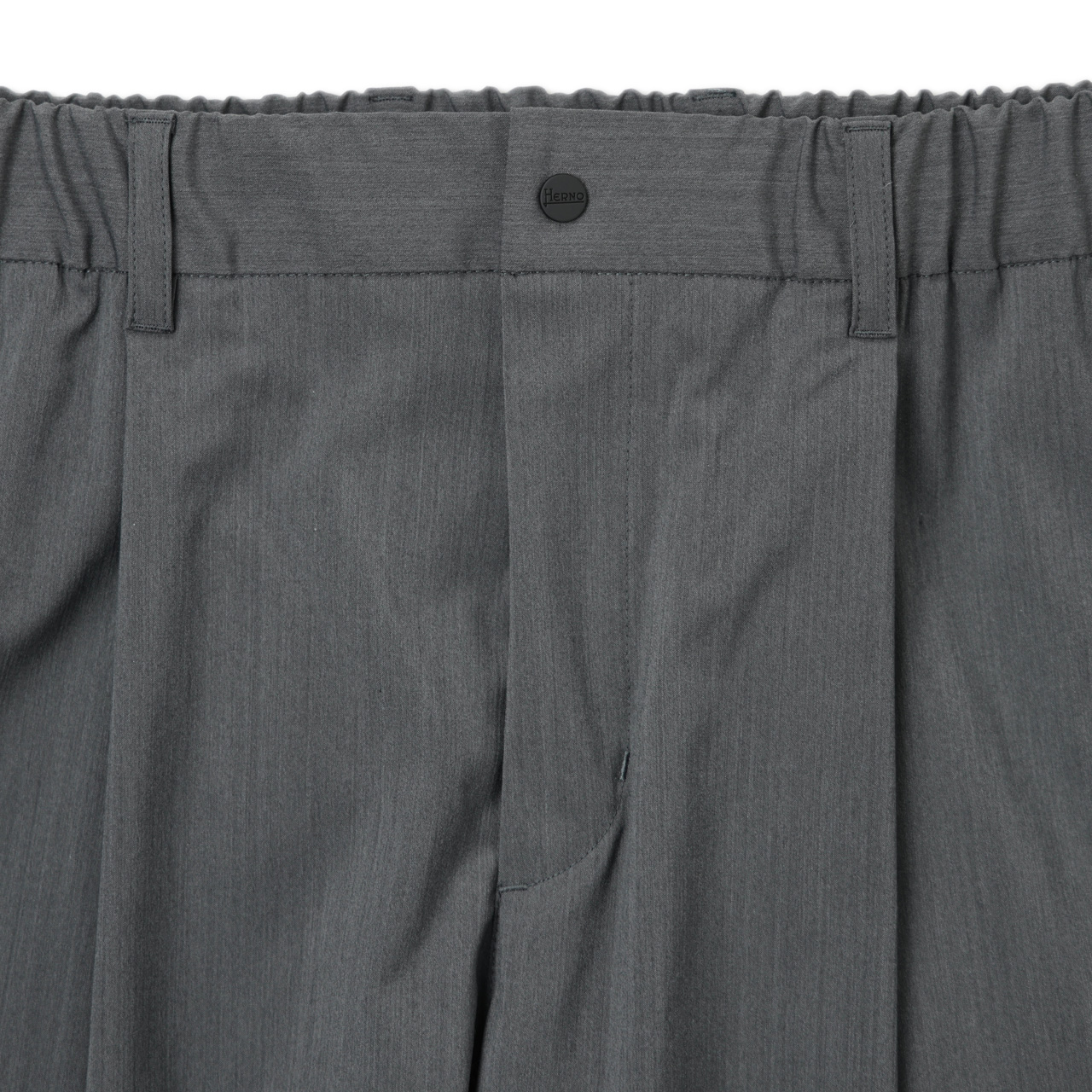 HERNO ヘルノ テックウール 1プリーツ シャーリングパンツ PT000183U