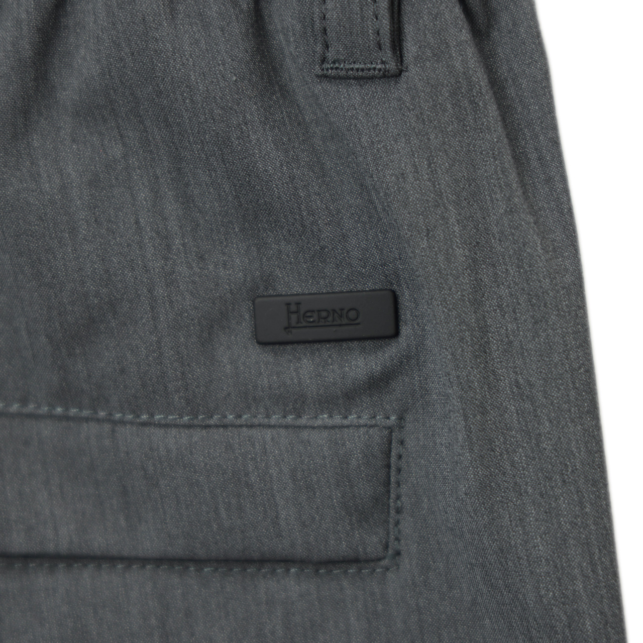 HERNO ヘルノ テックウール 1プリーツ シャーリングパンツ PT000183U