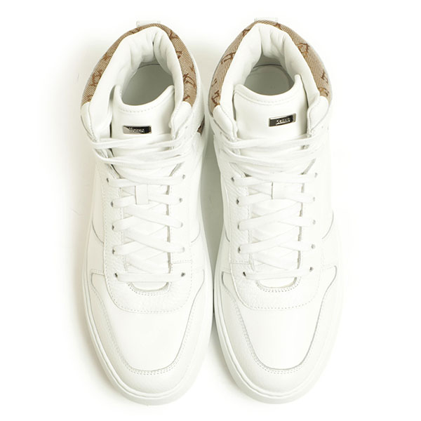 HERNO ヘルノ スニーカー ハイカット レースアップ レザー コート