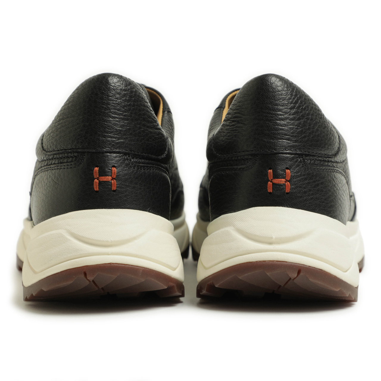 henderson ヘンダーソン　黒　42 鹿革 ヘンダーソン HENDERSON メンズ スニーカー ローカット レース